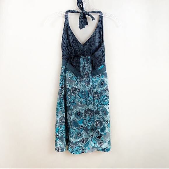 Athleta Everywhere Featherweight Blue/Gray Halter Dress - Picture 6 of 6